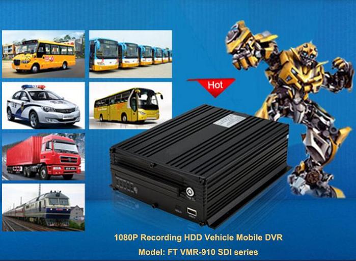 1080P Vehicle HDD Mobile DVR