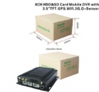 8 Channels Hard Drive Mobile DVR